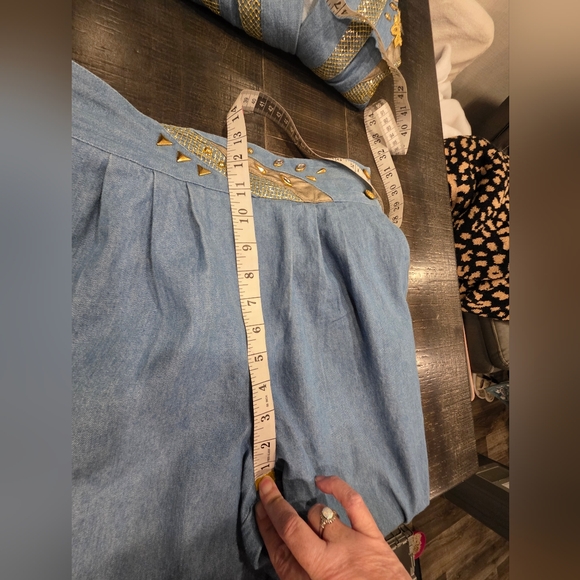 City Girl Sport Light Blue Denim Set w/ Gold Accents - Picture 13 of 14